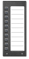 CDN-10NP - Moduł z 10 przyciskami, lista opisowa dla 10 lokatorów - ACO | CDN-10NP