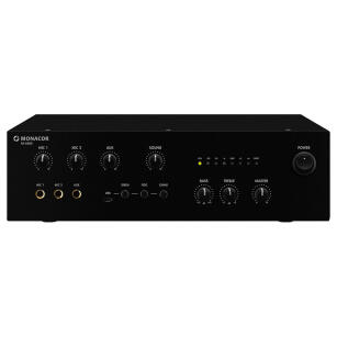 PA-888D - Cyfrowy wzmacniacz miksujący PA mono, 60W RMS, klasa D - MONACOR | PA-888D