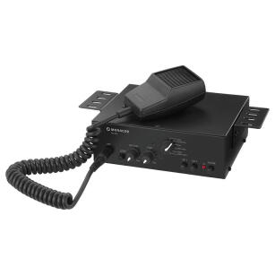 PA-302 - Wzmacniacz z mikrofonem miksujący PA mono, 15W RMS - MONACOR | PA-302