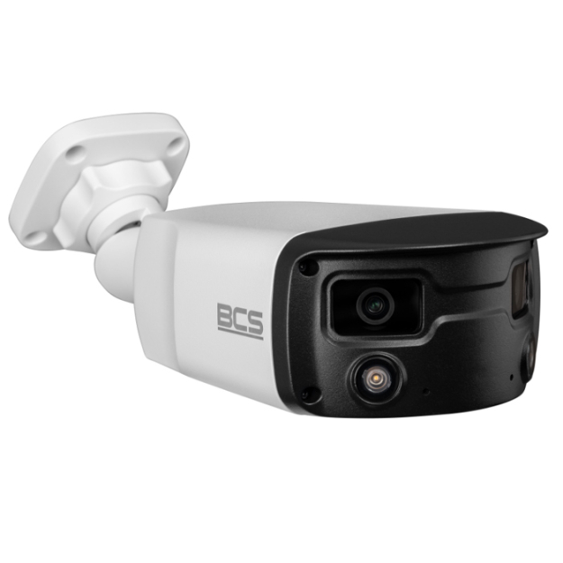 BCS-P-PIP2X4FCL3-Ai1 - Kamera tubowa IP, panoramiczna, 4Mpx 2x 4mm, 2x 1.2.9