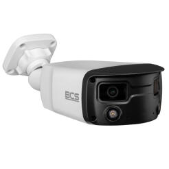 BCS-P-PIP2X4FCL3-Ai1 - Kamera tubowa IP, panoramiczna, 4Mpx 2x 4mm, 2x 1.2.9", NightColor - BCS POINT | 5904890708334
