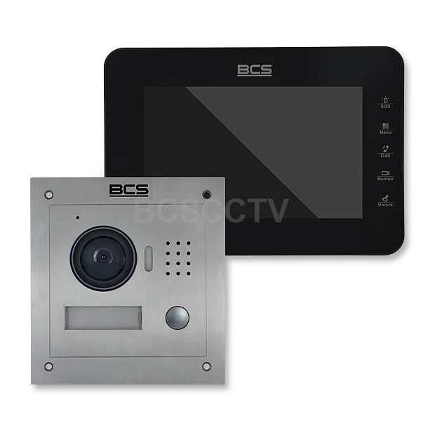 BCS-VDIP7 - Zestaw wideodomofonowy IP o rozszerzonej funkcjonalności, jednorodzinny - BCS | BCS-VDIP7