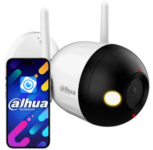 F4C-PV - Kamera tubowa IP 4Mpx, WiFi, 2.8mm, Smart Dual Light, Mikrofon, Głośnik - Dahua | 6939554914522