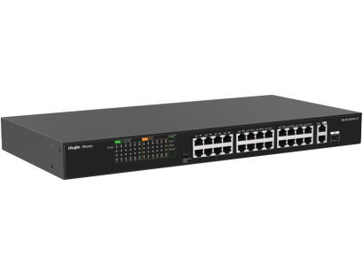 RG-ES126FGS-LP - Switch sieciowy PoE 24+2, Combo, niezarządzalny, 180W - Reyee by Ruijie | RG-ES126FGS-LP