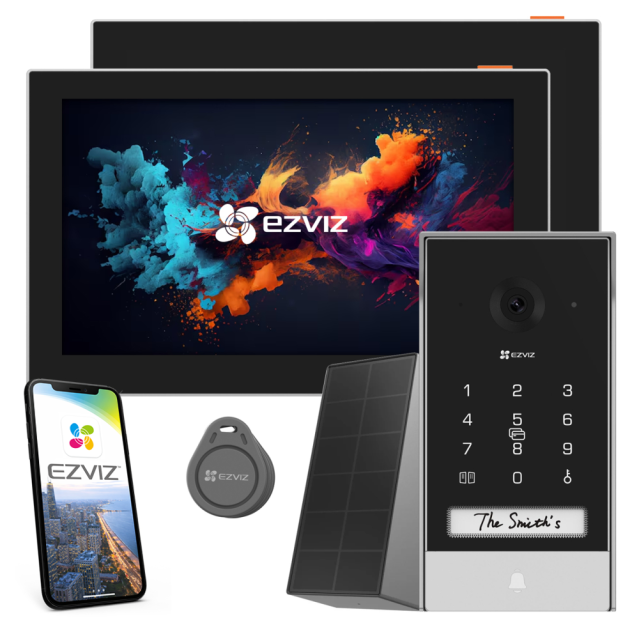 EP7 + SD7 - Wideodomofon WiFi z panelem solarnym EP7 + Monitor WiFi SD7 - EZVIZ | EP7 + SD7