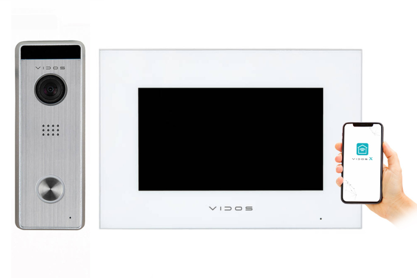 M10W-X + S10 - Wideodomofon jednorodzinny WiFi, aplikacja - Vidos X | M10W-X + S10