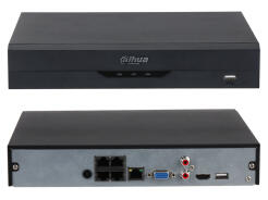 NVR4104HS-P-EI - Rejestrator IP 4 kanałowy, do 16Mpx, 1xHDD, 4xPoE, H.265+, Ai - DAHUA | 6923172585103