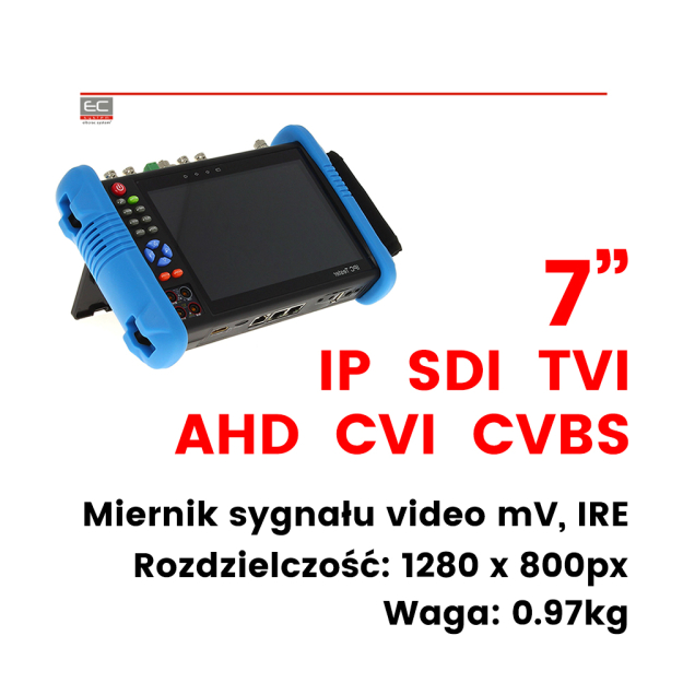 CS-H7F-70HQ - Wielofunkcyjny tester kamer CCTV z 7