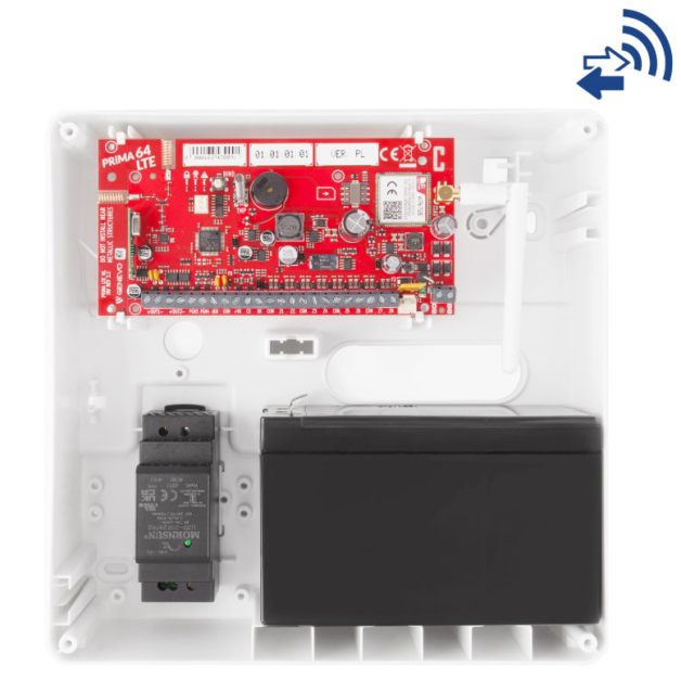 PRiMA64LTE WL BOX - Centrala Hybrydowa 4G/LTE, 64 wejścia, 4 wyjścia, EvoLiNK - GENEVO | PRiMA64LTE WL BOX