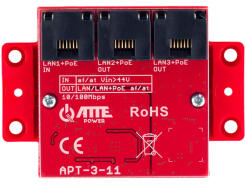 APT-3-11 - Switch PoE 3 portowy, 10/100Mbps - ATTE | 5902143691396