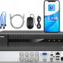 Zestaw do monitoringu TurboHD, 5 kamer 2Mpx, rejestrator 8ch - HiLook by Hikvision