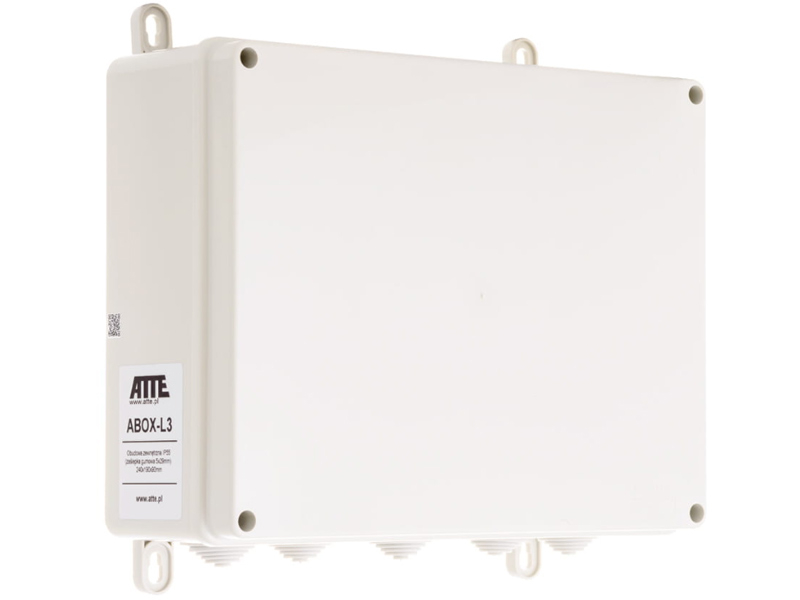 ABOX-L3 - Obudowa zewnętrzna, 240 x 190 x 90 mm, IP55 - Atte | 5902143690566