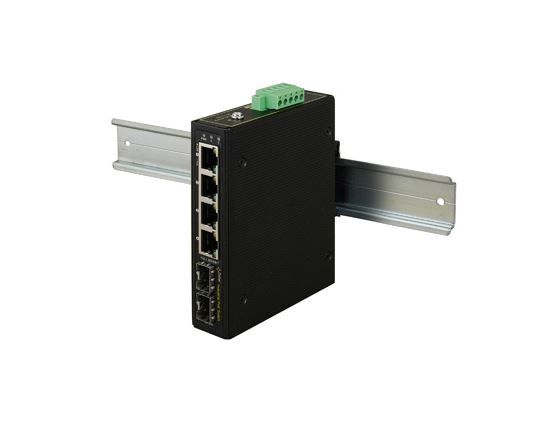 ISFG64 - Switch przemysłowy PoE 4xPoE + 2xUplink 10/100/1000 Mbps, 120W - Pulsar | 5902135317341