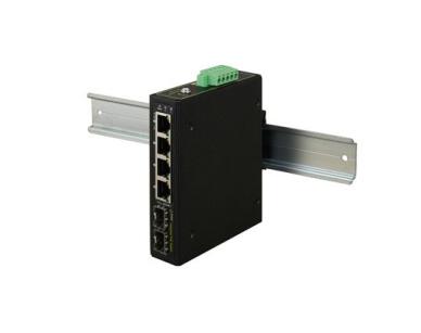 ISFG64 - Switch przemysłowy PoE 4xPoE + 2xUplink 10/100/1000 Mbps, 120W - Pulsar | 5902135317341
