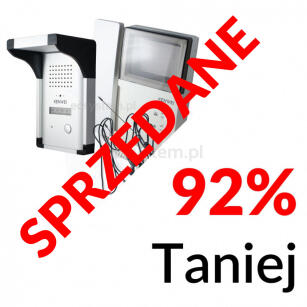 WIELKA wyprzedaż - V4HP+V135 - Zestaw wideodomofonowy bezprzewodowy dla 1 lokatora - Kenwei