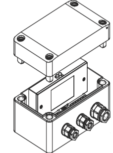 1xEKS - Obudowa pojedyncza do EKS-4001 - POLON-ALFA | 1xEKS