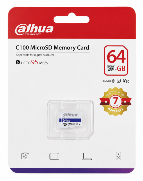 TF-C100/64Gb - Karta pamięci microSD 64GB - Dahua | 6939554951992