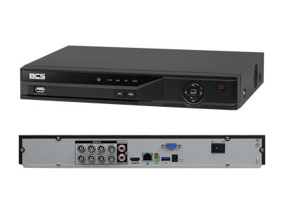 BCS-XVR08014KE-III - Rejestrator 8-kanałowy, 5w1, 8Mpx, 1x HDD - BCS Line | BCS-XVR08014KE-III