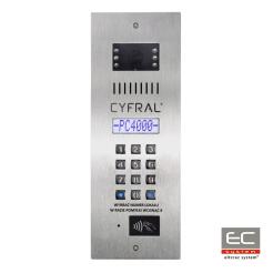 PC-4000RVE - Panel zewnętrzny z kamerą i wbudowaną elektroniką sterującą CC-4000 - CYFRAL | PC-4000RVE
