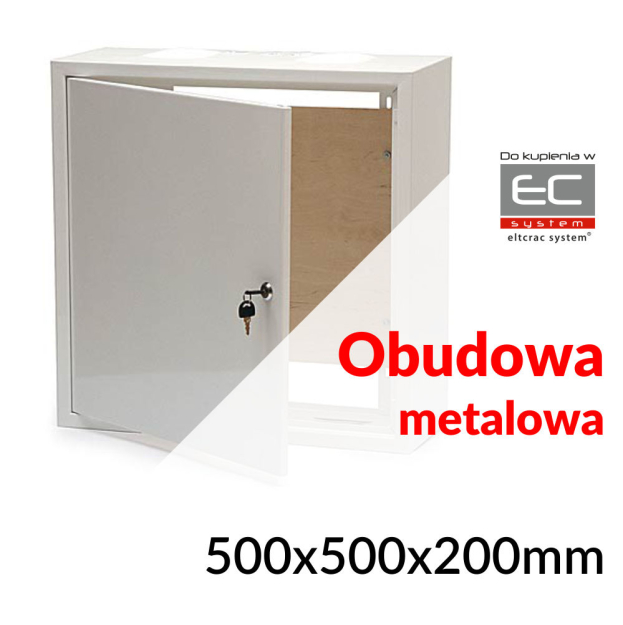 TPR-7 - Obudowa metalowa 500x500x200mm | R90561