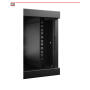 Szafa RACK wisząca, 19'', 4U, 450mm, pełne drzwi - STALFLEX - 3