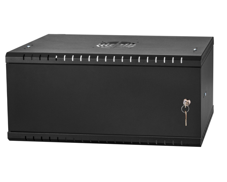 Szafa RACK wisząca, 19'', 4U, 450mm, pełne drzwi - STALFLEX | Szafa RACK, 19'', 4U, 450mm