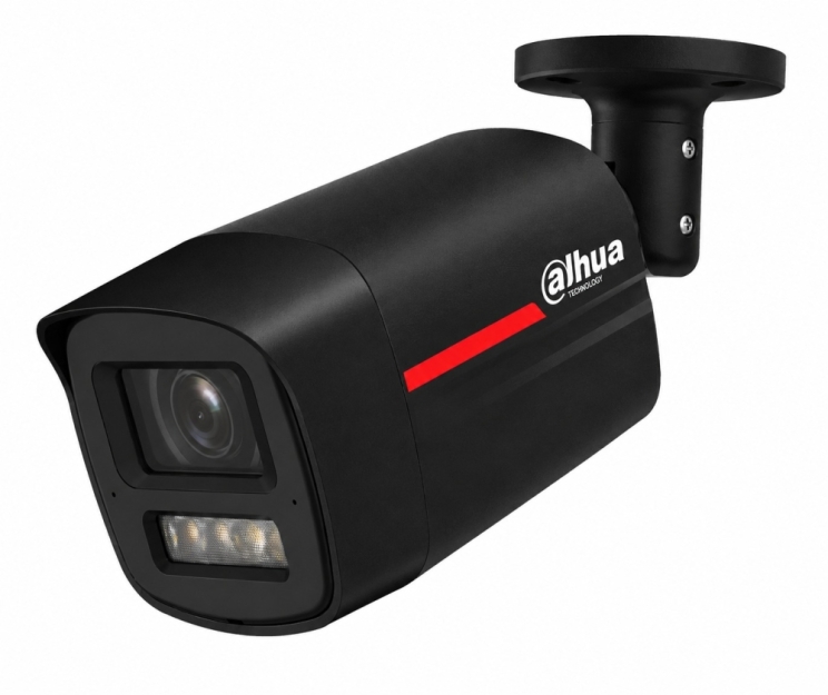 IPC-HFW2849TL-S-LED-0280B-PRO BLACK - Kamera tubowa IP 8Mpx, 2.8mm, LED 50m, WizColor, AI-ISP - Dahua | 6931240052365