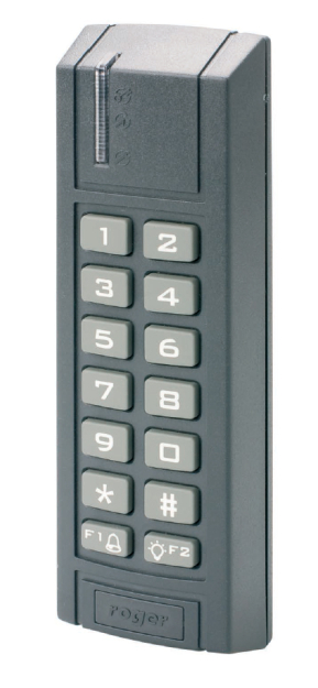 MCT12E - Zewnętrzny czytnik zbliżeniowy EM 125 kHz z klawiaturą RACS 5 - Roger | MCT12E