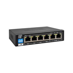 BCS-B-SP04G02G - Switch PoE niezarządzalny 6-portowy, Gigabitowy - BCS Basic | BCS-B-SP04G02G