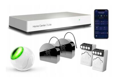 Zestaw Fibaro: HC3L + przełączniki + moduły - FIBARO | 5904035371683