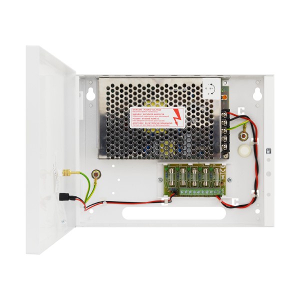 PSDC05125T - Zasilacz impulsowy PSDC 12V/5A/5x1A/TOPIC do CCTV - PULSAR | 5901643192334