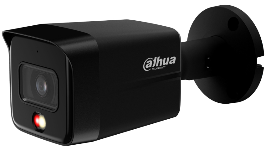 IPC-HFW1639TC-A-IL-0280B-S6 BLACK - Kamera tubowa IP 6Mpx, 2.8mm, Smart Dual Light, Mikrofon - DAHUA | IPC-HFW1639TC-A-IL-S6 BLACK