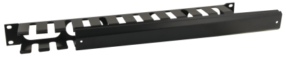 RAOK-1M - Organizer kabli poziomy metalowy z pokrywką 1U - Pulsar | 5901643191108
