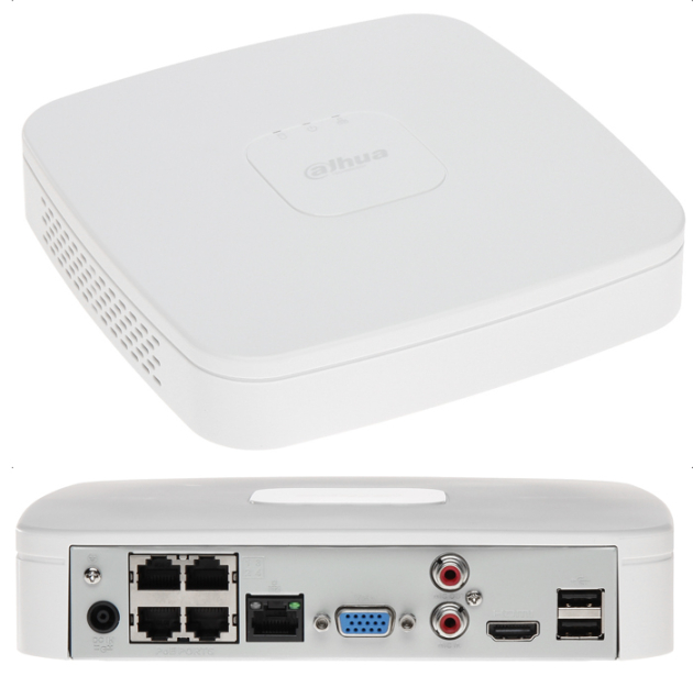 NVR2104-P-4KS2 - Rejestrator IP 4 kanałowy, do 8Mpx 4K, 1xHDD, H.265 - DAHUA | 6939554930201