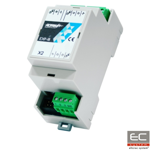 EXP-I8-D2M - Moduł wejść, ekspander - ROPAM | EXP-I8-D2M