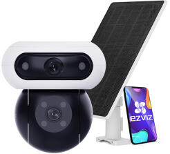 CB90x/SP KIT - Kamera obrotowa WiFi 2x 2K+, Dual Light 40m, Panel Solarny, Audio  - EZVIZ | CB90x/SP KIT