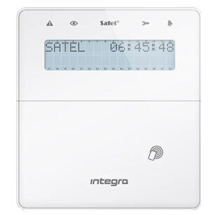 INT-KWRL2-W -Bezprzewodowy manipulator LCD z czytnikiem zbliżeniowym -  SATEL | INT-KWRL2-W