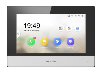 DS-KH6320-WTE1 - Monitor do wideodomofonu IP, 2-gen 7" TFT LCD, PoE - Hikvision | 6954273691585