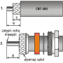 400APNM-C - Wtyk N clampowany na kabel CNT-400 | 400APNM-C