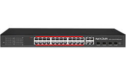 NX-S5800P-24G4TC-BTS - Switch PoE Enterprise 24 + 4 COMBO, Full Gigabit, 800W, BT - NIXAR | 5904035373298