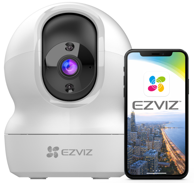 CP1 Pro 2K+ - Kamera wewnętrzna obrotowa  WiFi, 4Mpx, IR10m, Auto tracking - EZVIZ | CP1 Pro 2K+