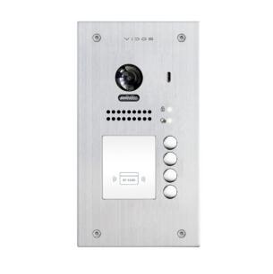 S1204A-2 -  Panel bramowy DUO 4-rodzinny z kamerą i czytnikiem zbliżeniowym RFID 125kHz - Vidos | S1204A-2