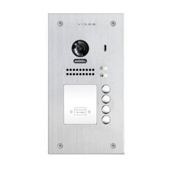 S1204A-2 -  Panel bramowy DUO 4-rodzinny z kamerą i czytnikiem zbliżeniowym RFID 125kHz - Vidos | S1204A-2