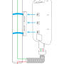 SW0504POE-G-60-OUT - Zewnętrzny switch PoE, Uplink 1000Mbps, SFP, 60W - Aliquam | SW0504POE-G-60-OUT