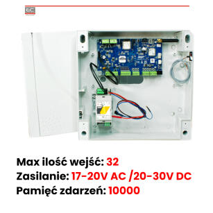 NeoGSM-IP-SET - Centrala alarmowa z komunikacją GSM / IP, obudowa plastikowa, zasilacz - ROPAM | NeoGSM-IP-SET