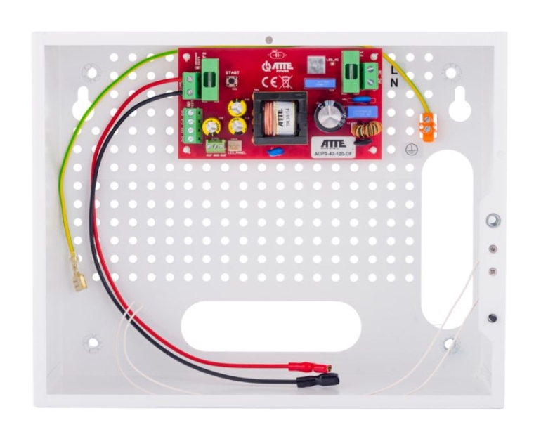 AUPS-40-120-E - Zasilacz buforowy SMPS, 12 V, 230 VAC, 10.8-13.8 VDC, 42W - ATTE | 5902143691143