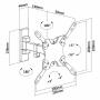 TVM-2355PT-B - Uchwyt do monitorów 13