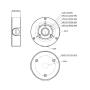 EI-PFA130-E - Adapter montażowy do kamer - Eiflex