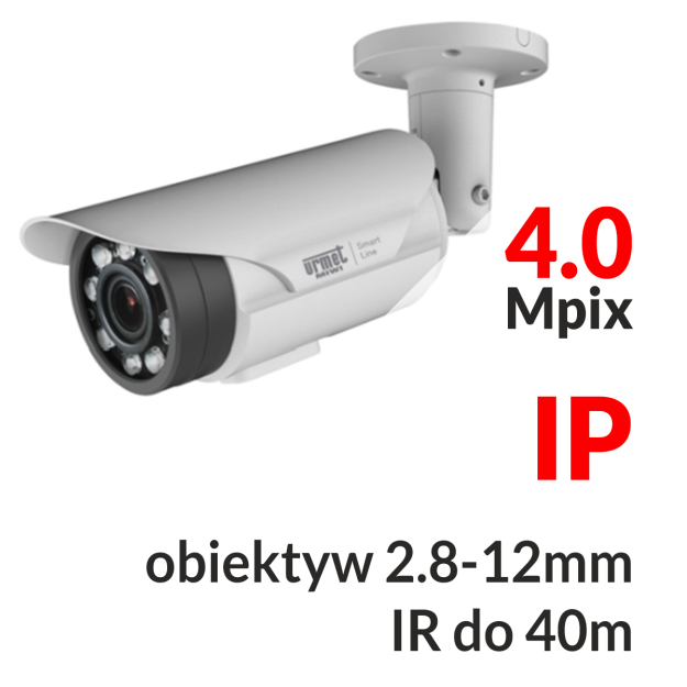SL551NW/DO-PT - Kamera tubowa 4.0 Mpix IP 2.8-12mm IR 40m - Miwi Urmet