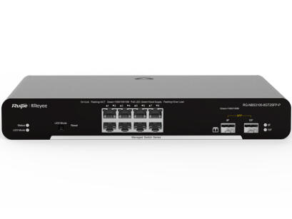 RG-NBS3100-8GT2SFP-P - Switch PoE 8+2 10/100/1000Mbps, zarządzalny, 2x SFP, 125W - Reyee by Ruijie | RG-NBS3100-8GT2SFP-P
